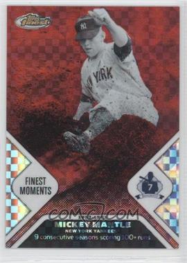 2006 Topps Finest - Mickey Mantle Finest Moments - X-Fractor #MMFM7 - Mickey Mantle /250