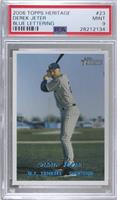 Derek Jeter (Blue Lettering) [PSA 9 MINT]