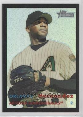 2006 Topps Heritage - Chrome - Black Refractor #25 - Orlando Hernandez /57