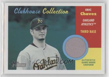 2006 Topps Heritage - Clubhouse Collection Relics #CC-EC - Eric Chavez