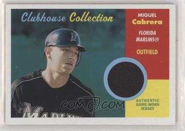 2006 Topps Heritage - Clubhouse Collection Relics #CC-MC - Miguel Cabrera