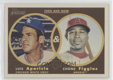 2006 Topps Heritage - Then and Now #TN4 - Luis Aparicio, Chone Figgins