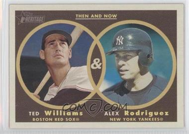 2006 Topps Heritage - Then and Now #TN5 - Ted Williams, Alex Rodriguez