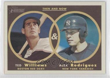 2006 Topps Heritage - Then and Now #TN5 - Ted Williams, Alex Rodriguez