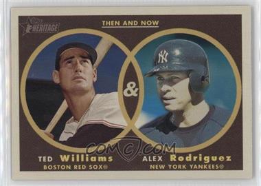 2006 Topps Heritage - Then and Now #TN5 - Ted Williams, Alex Rodriguez