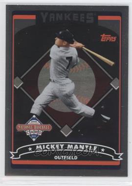 2006 Topps National Baseball Card Day - Card Shop Promotion/Multi-Manufacturer Issue Pack Insert #T2 - Mickey Mantle