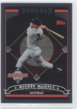 2006 Topps National Baseball Card Day - Card Shop Promotion/Multi-Manufacturer Issue Pack Insert #T2 - Mickey Mantle