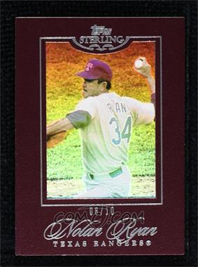 2006 Topps Sterling - [Base] - Burgundy #72 - Nolan Ryan /10