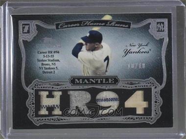 2006 Topps Sterling - Sterling Moments Relics #MM-HR94 - Mickey Mantle /10