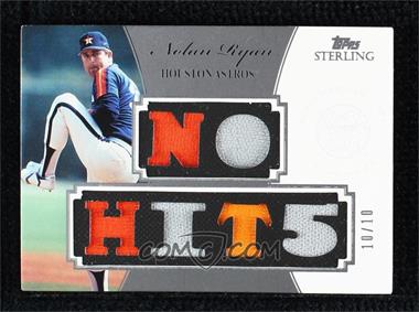 2006 Topps Sterling - Sterling Moments Relics #NR-NH5 - Nolan Ryan /10