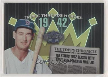 2006 Topps Triple Threads - Heroes #TTH42TW1 - Ted Williams [EX to NM]
