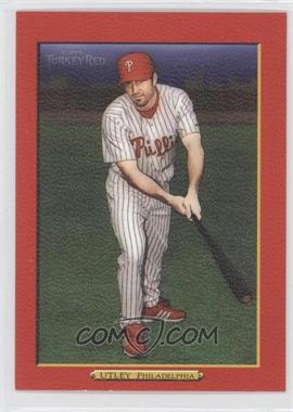 2006 Topps Turkey Red - [Base] - Red #489 - Chase Utley