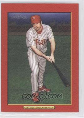 2006 Topps Turkey Red - [Base] - Red #489 - Chase Utley