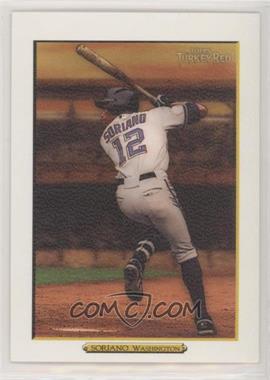 2006 Topps Turkey Red - [Base] - White #501.1 - Alfonso Soriano (Washington)