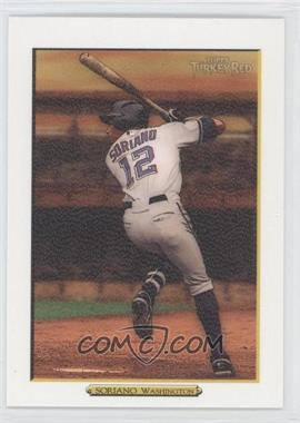 2006 Topps Turkey Red - [Base] - White #501.1 - Alfonso Soriano (Washington)