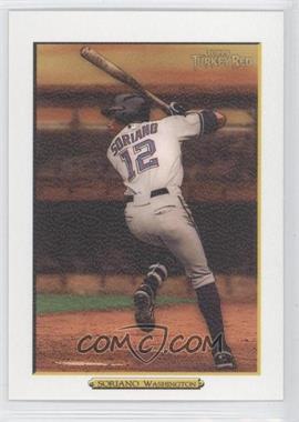 2006 Topps Turkey Red - [Base] - White #501.1 - Alfonso Soriano (Washington)