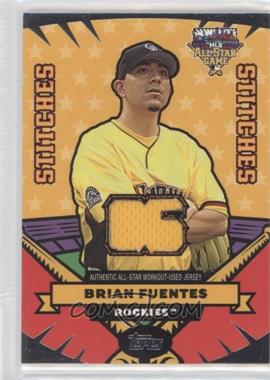2006 Topps Updates & Highlights - All-Star Stitches #AS-BF - Brian Fuentes
