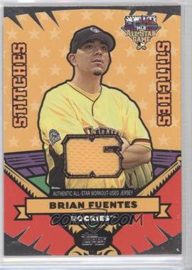 2006 Topps Updates & Highlights - All-Star Stitches #AS-BF - Brian Fuentes