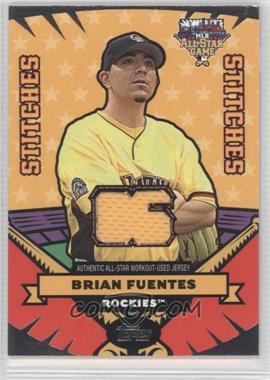 2006 Topps Updates & Highlights - All-Star Stitches #AS-BF - Brian Fuentes