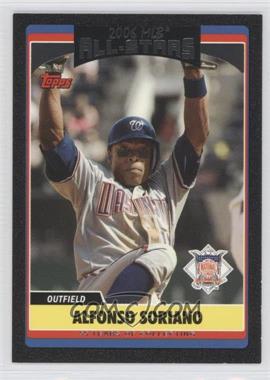 2006 Topps Updates & Highlights - [Base] - Black #UH227 - All-Star - Alfonso Soriano /55