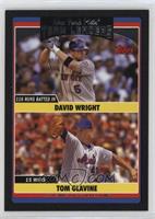 Team Leaders - David Wright, Tom Glavine #/55