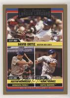 League Leaders - Raul Ibanez, David Ortiz, Justin Morneau #/2,006