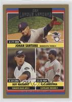 League Leaders - C.C. Sabathia, Johan Santana, Roy Halladay #/2,006