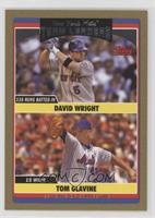 Team Leaders - David Wright, Tom Glavine #/2,006