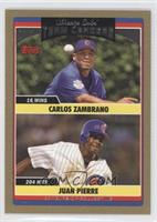 Team Leaders - Carlos Zambrano, Juan Pierre #/2,006