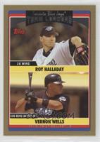 Team Leaders - Vernon Wells, Roy Halladay #/2,006