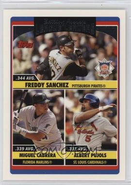 2006 Topps Updates & Highlights - [Base] #UH211 - League Leaders - Freddy Sanchez, Albert Pujols, Miguel Cabrera