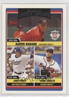 League Leaders - Aaron Harang, Jake Peavy, John Smoltz