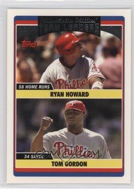 2006 Topps Updates & Highlights - [Base] #UH292 - Team Leaders - Ryan Howard, Tom Gordon