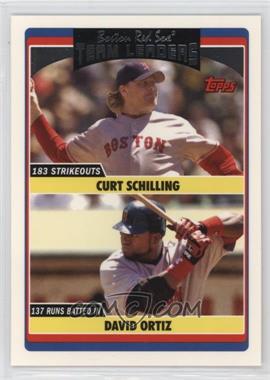 2006 Topps Updates & Highlights - [Base] #UH308 - Team Leaders - Curt Schilling, David Ortiz