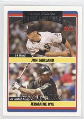 2006 Topps Updates & Highlights - [Base] #UH314 - Team Leaders - Jon Garland, Jermaine Dye