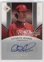 Ultimate Rookie Signatures - Cole Hamels #/180