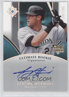 2006 Ultimate Collection - [Base] #129 - Ultimate Rookie Signatures - Jeremy Hermida /180