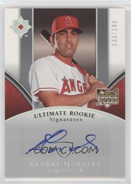 2006 Ultimate Collection - [Base] #142 - Ultimate Rookie Signatures - Kendry Morales /180
