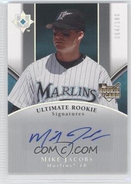 2006 Ultimate Collection - [Base] #146 - Ultimate Rookie Signatures - Mike Jacobs /180
