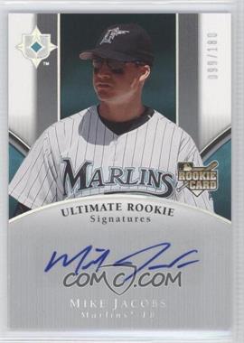 2006 Ultimate Collection - [Base] #146 - Ultimate Rookie Signatures - Mike Jacobs /180