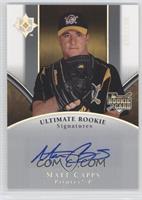 Ultimate Rookie Signatures - Matt Capps #/180