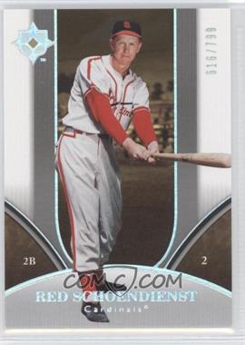 2006 Ultimate Collection - [Base] #288 - Red Schoendienst /799