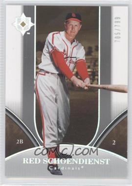 2006 Ultimate Collection - [Base] #288 - Red Schoendienst /799