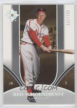 2006 Ultimate Collection - [Base] #288 - Red Schoendienst /799