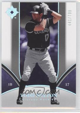 2006 Ultimate Collection - [Base] #31 - Todd Helton /799