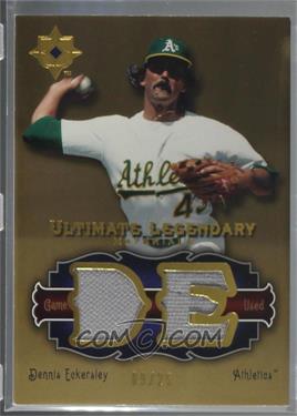 2006 Ultimate Collection - Legendary Materials #LM-DE2 - Dennis Eckersley /25 [Noted]