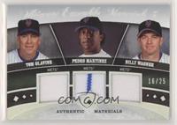 Billy Wagner, Pedro Martinez, Tom Glavine #/25