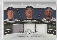 Jeremy Bonderman, Justin Verlander, Joel Zumaya #/25