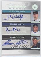 Josh Willingham, Russell Martin, Ronny Paulino #/50