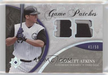 2006 Ultimate Collection - Ultimate Game Materials - Patches #UP-GA - Garrett Atkins /50